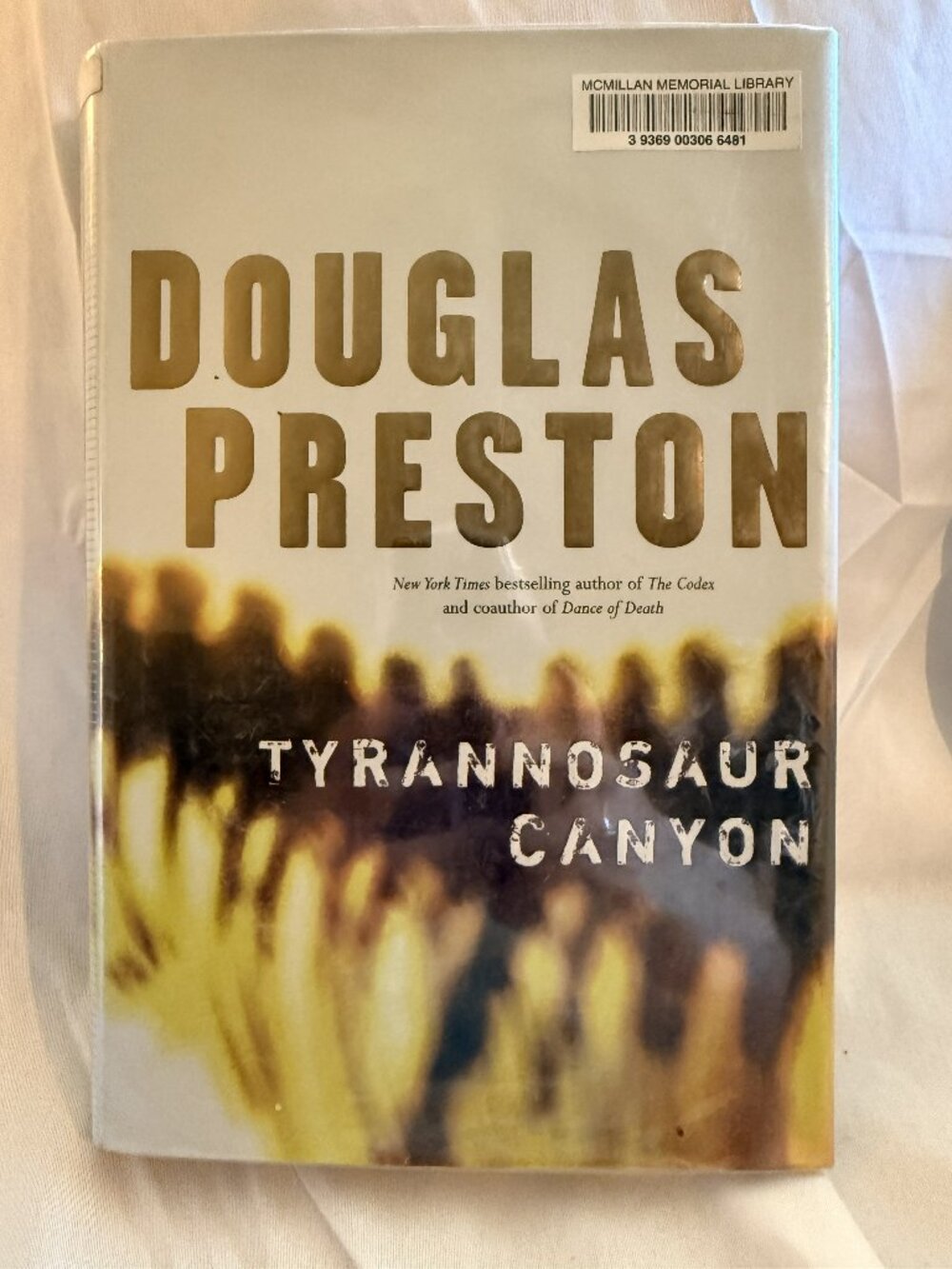 Tyrannosaur Canyon by Douglas Preston-Preowned Ex-Library Hardcover